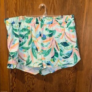 Old navy tropical print running shorts